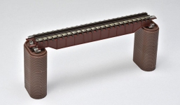 Tomix X032557 - N - Deck-Träger-Brücke - rot